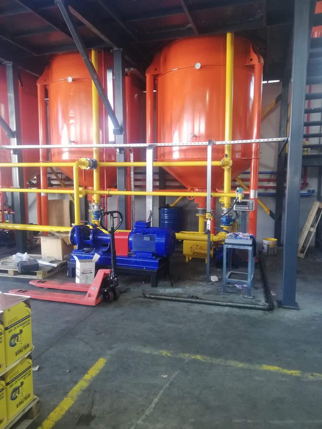 Sahada kurulu tank sistemi